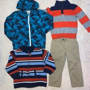 Lot of boys size 2T Fall clothing